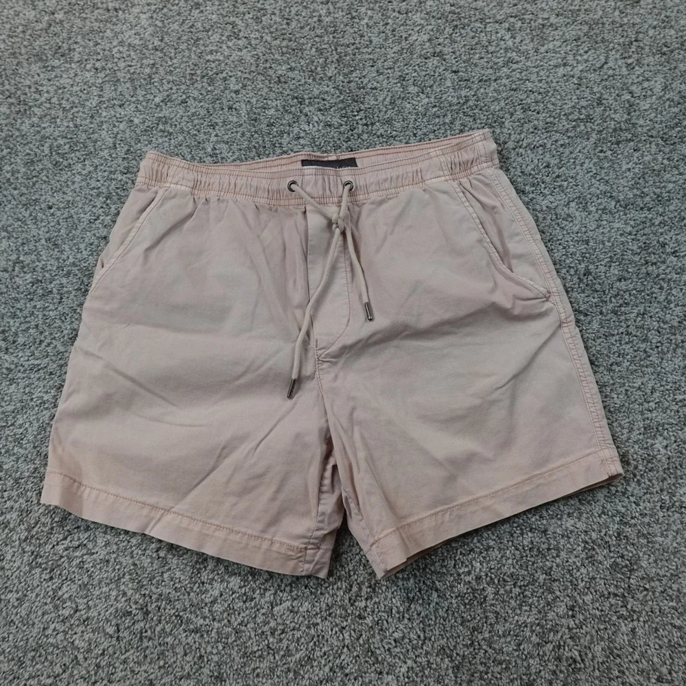 American Eagle Shorts Mens S Pink Chino Flex Stretch Drawstring Athletic Preppy